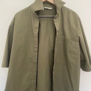 Zara Sage Green Short Sleeve